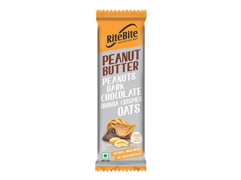 RiteBite Max Protein Peanut Butter 4g Energy Bar, 40 g
