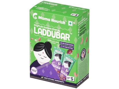 Mama Nourish Dryfruit Instant Energy Laddubar, 175 g