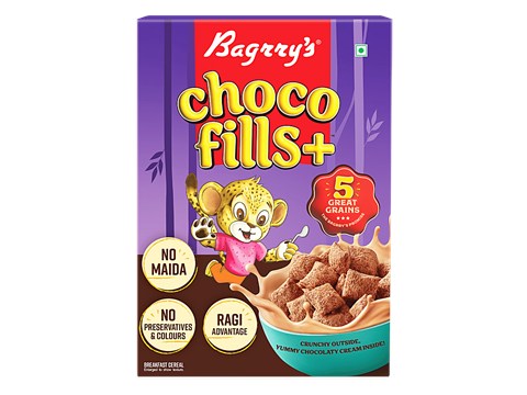Bagrry's Choco Fills Plus - Multigrain Cereal, No Maida, 250 g