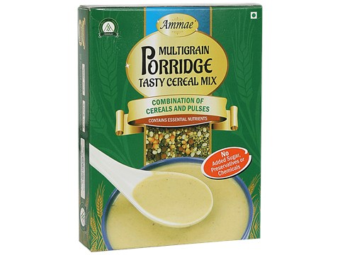 Ammae Multigrain Porridge Tasty Cereal Mix - No Added Sugar, Preservatives & Chemicals, 200 g