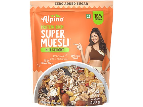 Alpino Super Muesli Crunch Nut Delight, 400 g