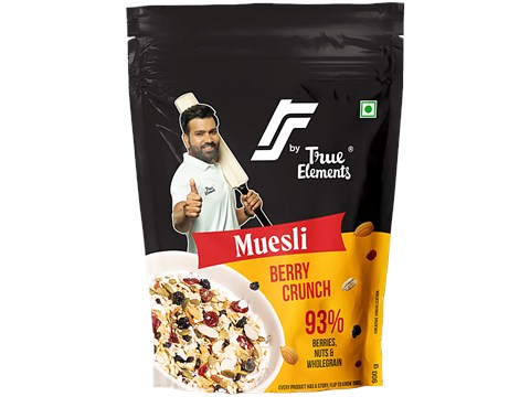 RS By True Elements Berry Crunch Muesli, 900 g