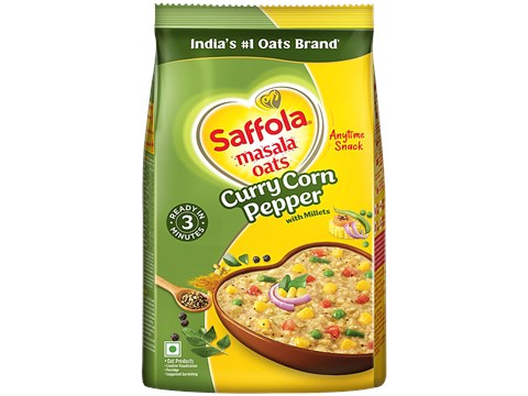 Saffola Masala Oats - Curry & Pepper, 500 g