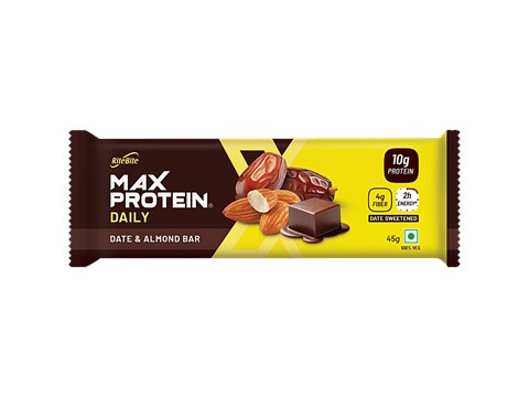 RiteBite Max Protein Max Protein Daily Date & Almond Bar, 45 g