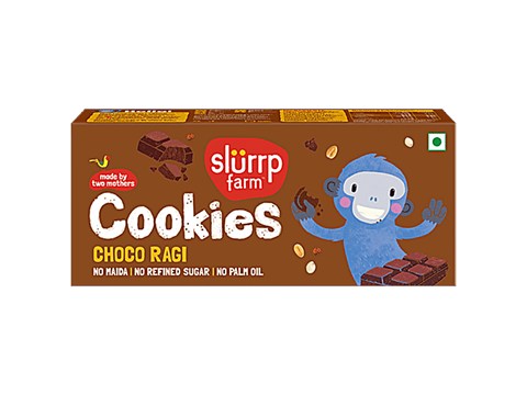 Slurrp Farm Choco Ragi Cookies, 88 g