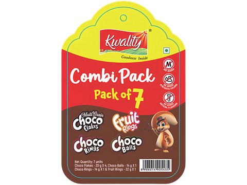Kwality Breakfast Cereal Combi Pack, 120 g