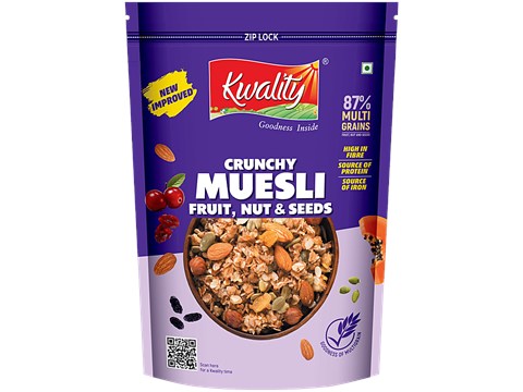 Kwality Fruit, Nut & Seeds Crunchy Muesli, 750 g