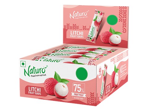 Naturo Litchi Fruit Bars, 300 g