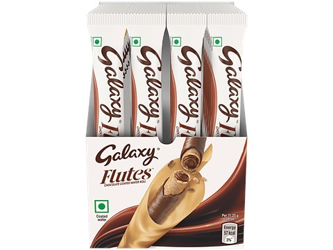 Galaxy Flutes Chocolate Coated Wafer Roll, 270 g