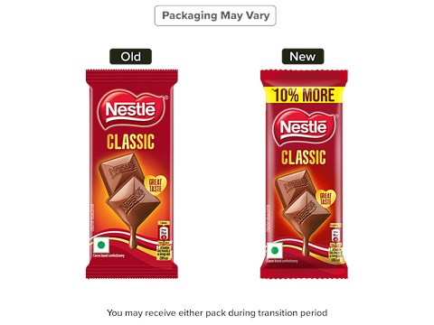 Nestle Classic Chocolate Bar, 17 g