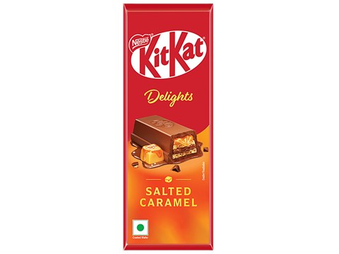 Nestle KitKat Delights Salted Caramel Coated Wafer, 112 g