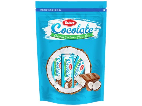 Dukes  Cocolate - Coconut Centered Choco Bar, 120 g