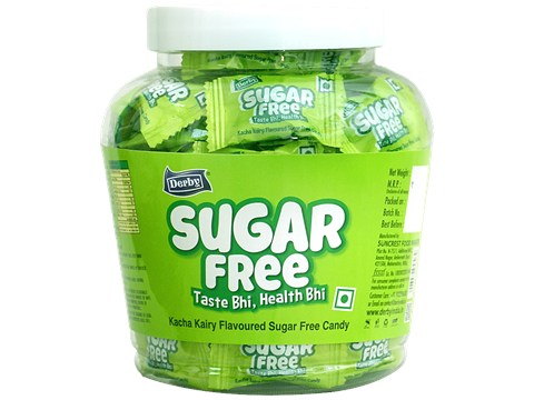 DERBY Kacha Kairy Flavoured Sugar Free Candy - Crunchy, 300 g