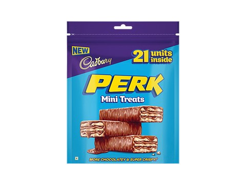 Cadbury Perk Mini Treats Chocolate Coated Wafer Bars, 115.5 g