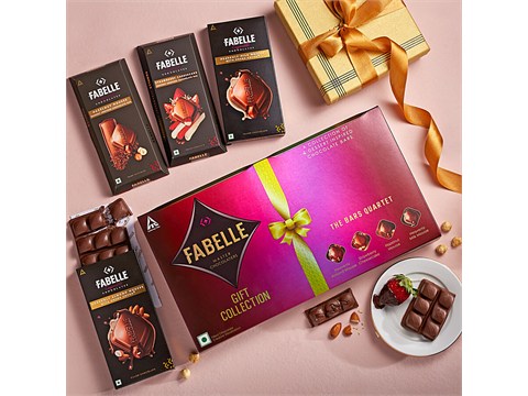 Fabelle Master Chocolatiers Gift Collection - The Bars Quartet, 512 g