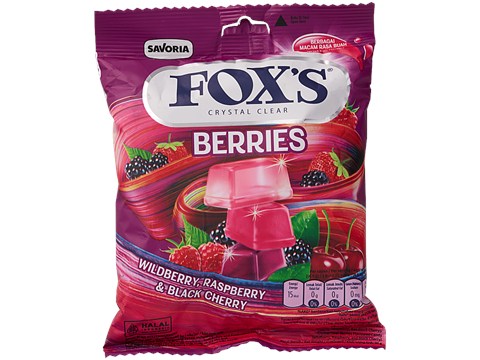 Nestle Imported Berries Flavoured Candy - Wildberry, Raspberry & Black Cherry, 90 g