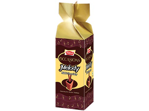 Parle Melody Max Chocolaty - Chocolate Filled Toffees, 177 g