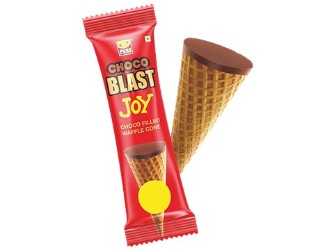 Pure Temptation Choco Blast Joy Waffle Cone Chocolate, 12 g