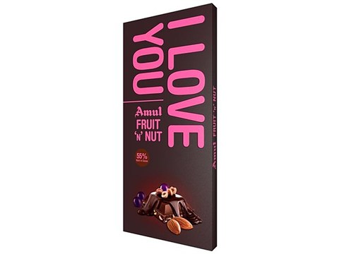 Amul I Love You Fruit N Nut Chocolate, 150 g