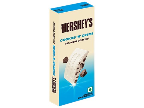 Hershey's Cookies 'N' Creme Chocolate Bar, 38 g