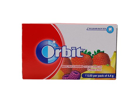 Orbit Orbit Chewing Gum - Mixed Fruit, Sugarfree, 140.8 g