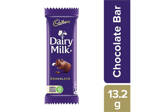 Cadbury Dairy Milk Chocolate Bar, 13.2 g