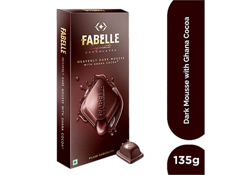 Fabelle Exquisite Chocolates - Heavenly Dark Mousse With Ghana Cocoa, 135 g