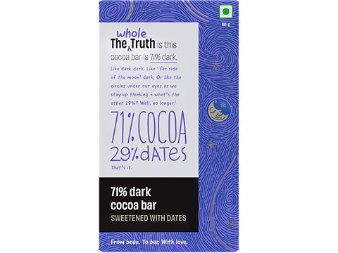 The Whole Truth 71% Dark Cocoa Bar, 80 g