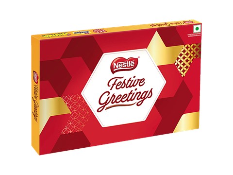 Nestle Festive Greetings Chocolate Gift Pack - KitKat, Milkybar & Munch, For Diwali, 182.7 g