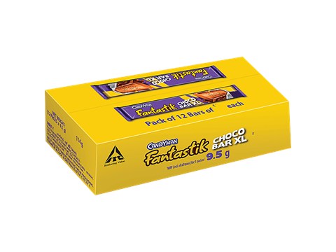 Candyman Fantastik Choco Bar XL Chocolate - Rich, Smooth, Creamy, 9.5 g