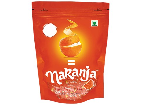 DERBY NaranjaOrange Flavoured Slice Candy, 175 g
