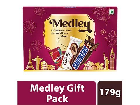 Medley Premium Chocolate Gift Pack - Assorted Chocolates, 179 g