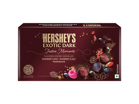 Hershey's Festive Moments Exotic Dark Chocolate Gift Pack, 129 g