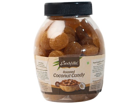 CandyVille Roasted Coconut Candy - Sweet Flavour, 300 g