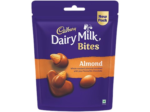 Cadbury Dairy Milk Almond Chocolate Coated Bites, 54 g