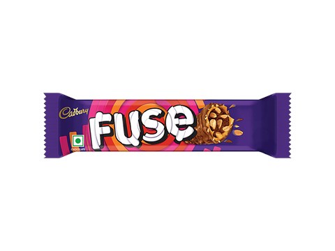 Cadbury Fuse Peanut & Caramel Filled Chocolate Bar, 43 g