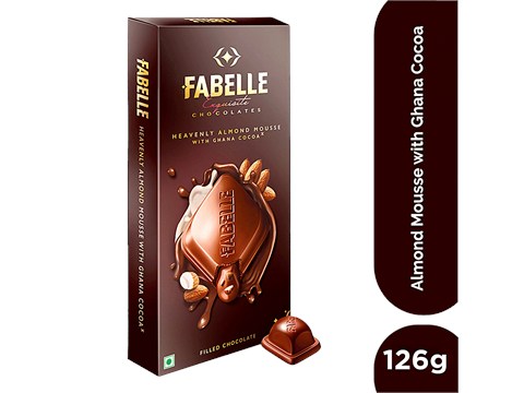 Fabelle Exquisite Chocolates - Heavenly Almond Mousse With Ghana Cocoa, 126 g