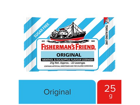 Fisherman's Friend Sugar Free Lozenges - Original, 25 g
