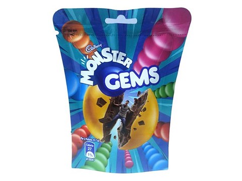 Cadbury Gems Gems Monster Sugar Coated Chocolate, 45.6 g