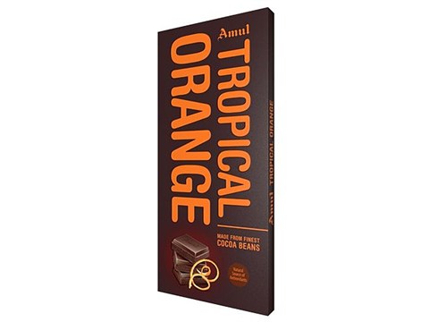Amul Tropical Orange Dark Chocolate, 150 g