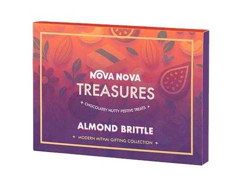 Nova Nova  Treasure Almond Brittle Chocolates, 135 g