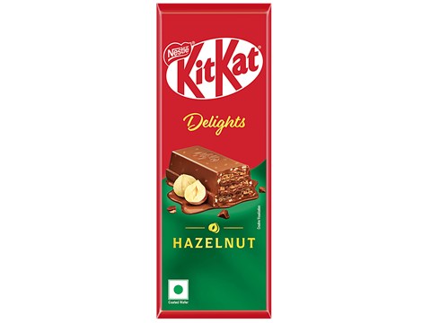 Nestle KitKat Delights Hazelnut Coated Wafer, 120 g
