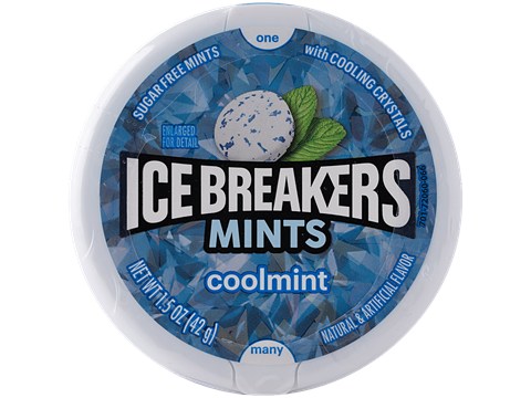 Ice Breakers Sugar Free Coolmints With Cooling Crystals, 42 g