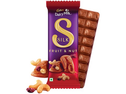 Cadbury Dairy Milk Silk Fruit & Nut Chocolate Bar, 129 g