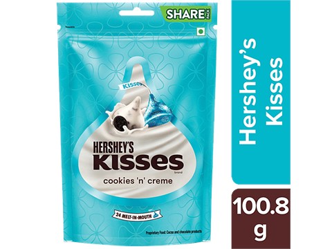 Hershey's Kisses Cookies 'N' Creme Chocolate, 100.8 g