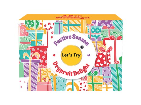 Let's Try Dryfruit Delight Gift Box, 160 g