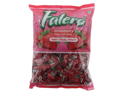 Mapro Falero Pulpy Fruit Chews - Strawberry, 400 g
