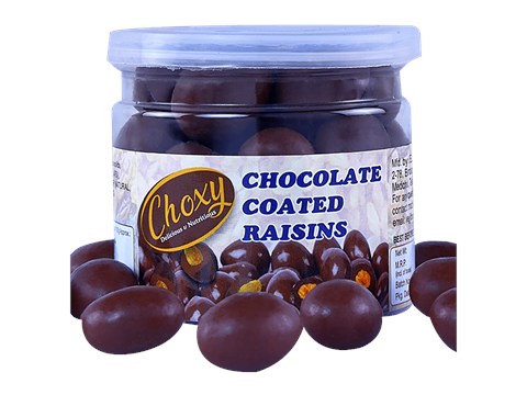 choxy Chocolate Coated Raisins, 125 g