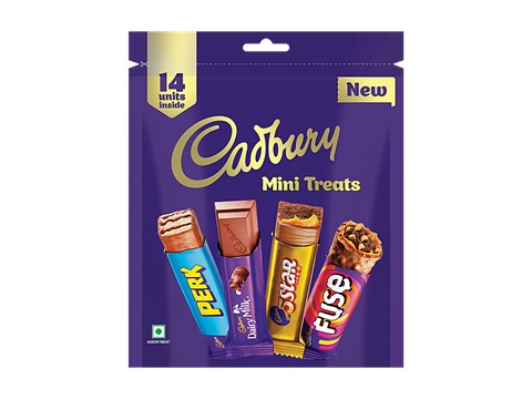 Cadbury Assorted Mini Treats Chocolate Bars, 128.7 g