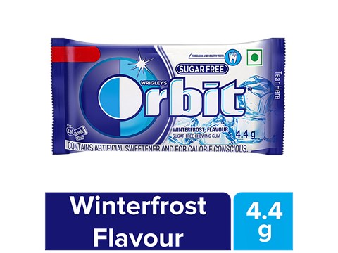 Orbit Sugar Free Chewing Gum - Winterfrost, 4.4 g